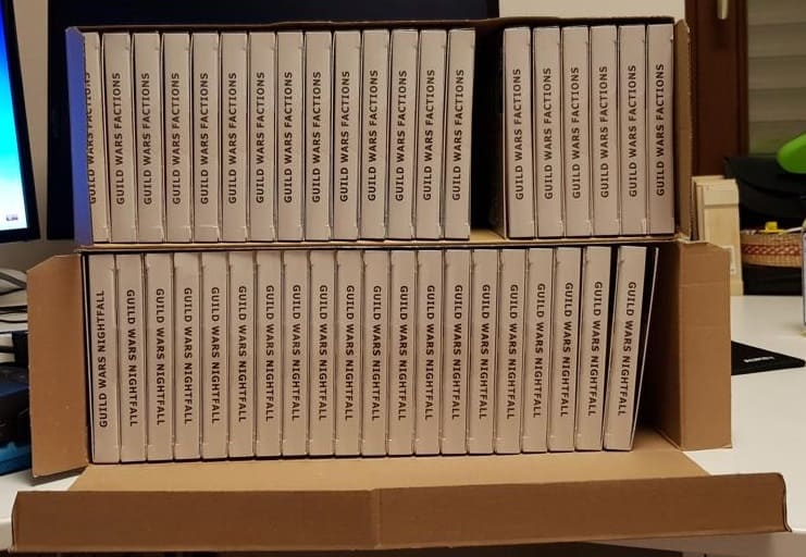 Bulk delivery of Guild Wars Factions boxes